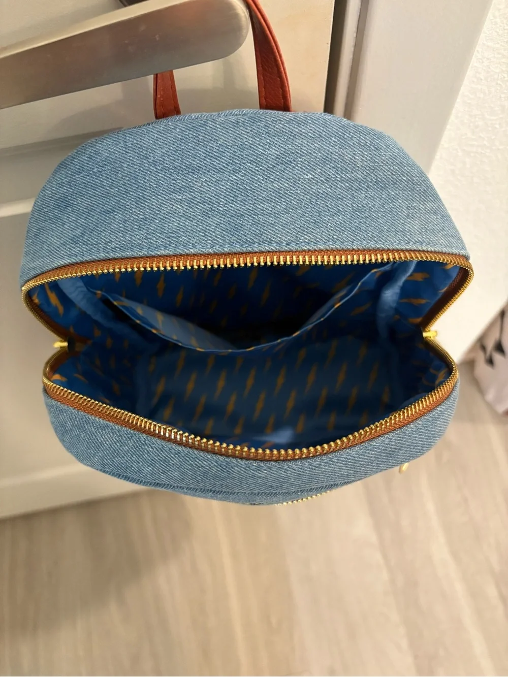 Hogwarts Harry Potter Denim Mini Backpack